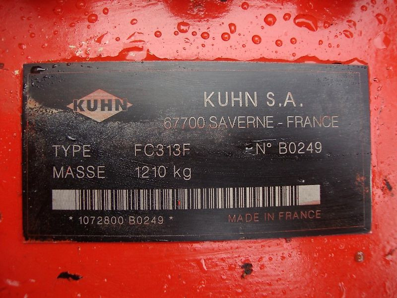 Kuhn FC 313 F - מכסחה: תמונה 5 Kuhn FC 313 F - מכסחה: תמונה 5