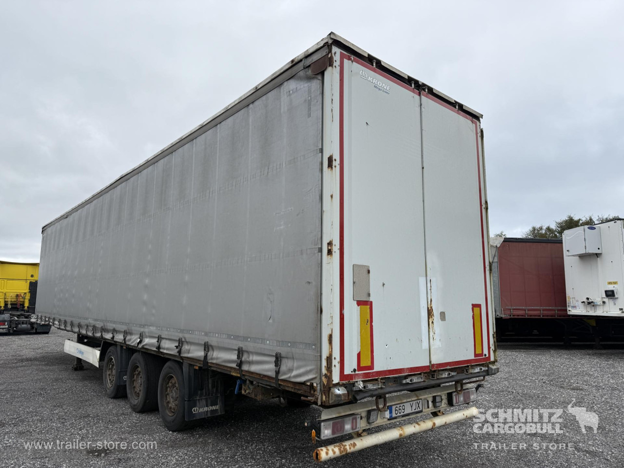 KRONE Curtainsider Mega - סמיטריילר עם וילונות צד: תמונה 1 KRONE Curtainsider Mega - סמיטריילר עם וילונות צד: תמונה 1