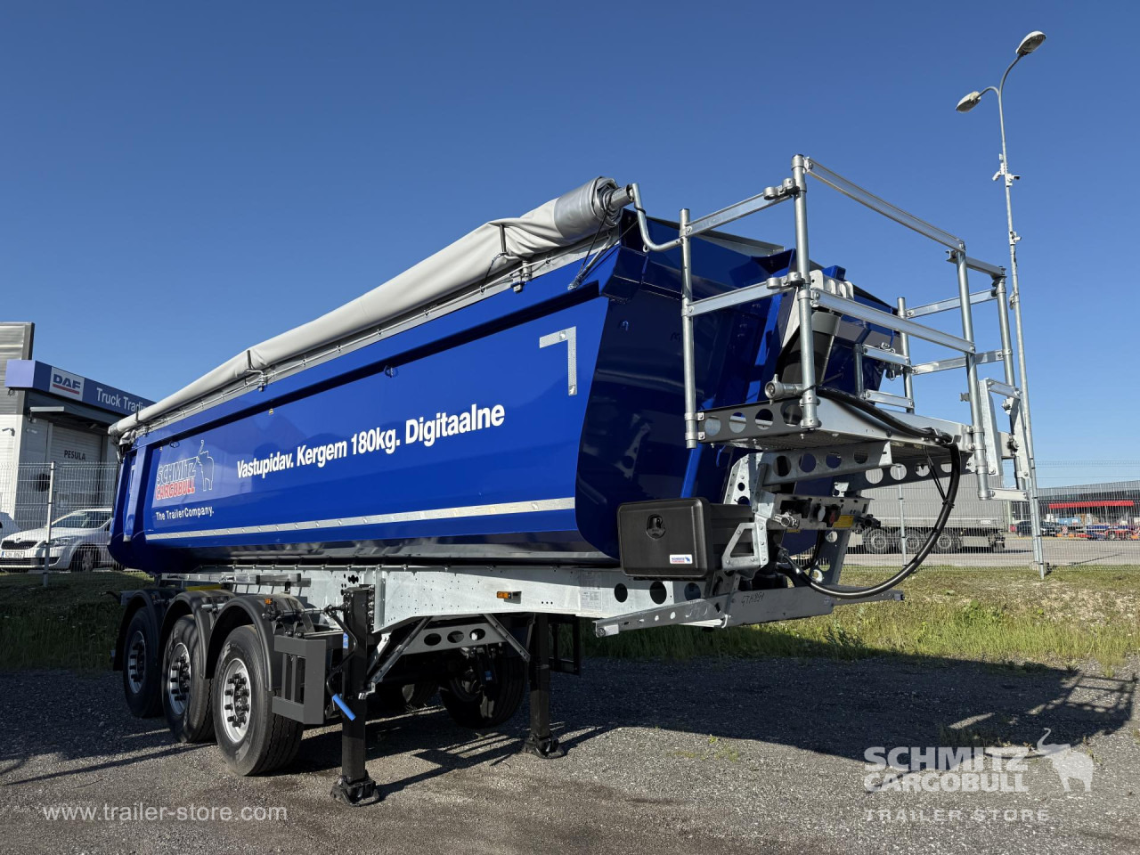 SCHMITZ Tipper Steel half pipe body 24m³ - סמיטריילר עם מזהיר: תמונה 5 SCHMITZ Tipper Steel half pipe body 24m³ - סמיטריילר עם מזהיר: תמונה 5