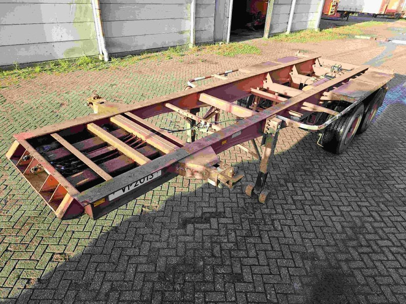 Pacton 20FT - BPW - DRUM - Steelspring - סמיטריילר מוביל מכולות/ החלפת גוף: תמונה 1 Pacton 20FT - BPW - DRUM - Steelspring - סמיטריילר מוביל מכולות/ החלפת גוף: תמונה 1
