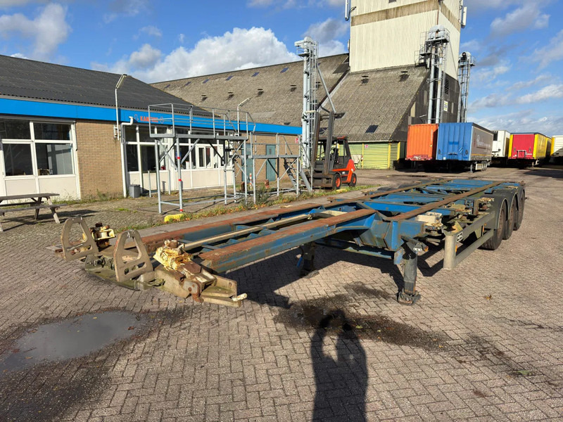 Van Hool 3B2018 - 45FT HC - 40FT HC - 2x 20FT HC - סמיטריילר שלדה: תמונה 1 Van Hool 3B2018 - 45FT HC - 40FT HC - 2x 20FT HC - סמיטריילר שלדה: תמונה 1