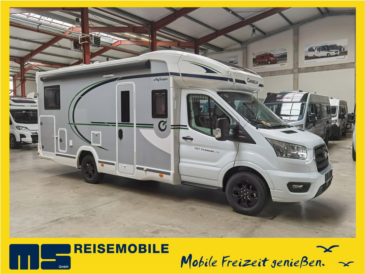 Chausson 797 TITANIUM / - 2026 - / 4.1T. / EINZELBETTEN - רכב ממונע חצי-משולב: תמונה 1 Chausson 797 TITANIUM / - 2026 - / 4.1T. / EINZELBETTEN - רכב ממונע חצי-משולב: תמונה 1