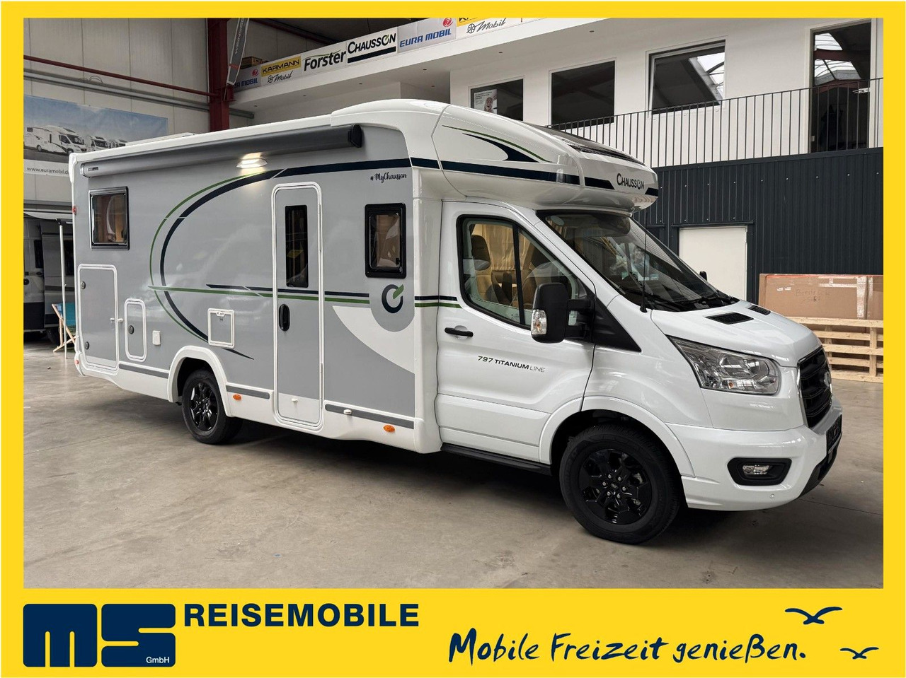 Chausson 797 TITANIUM / - 2026 - / 4.1T. / EINZELBETTEN - רכב ממונע חצי-משולב: תמונה 1 Chausson 797 TITANIUM / - 2026 - / 4.1T. / EINZELBETTEN - רכב ממונע חצי-משולב: תמונה 1
