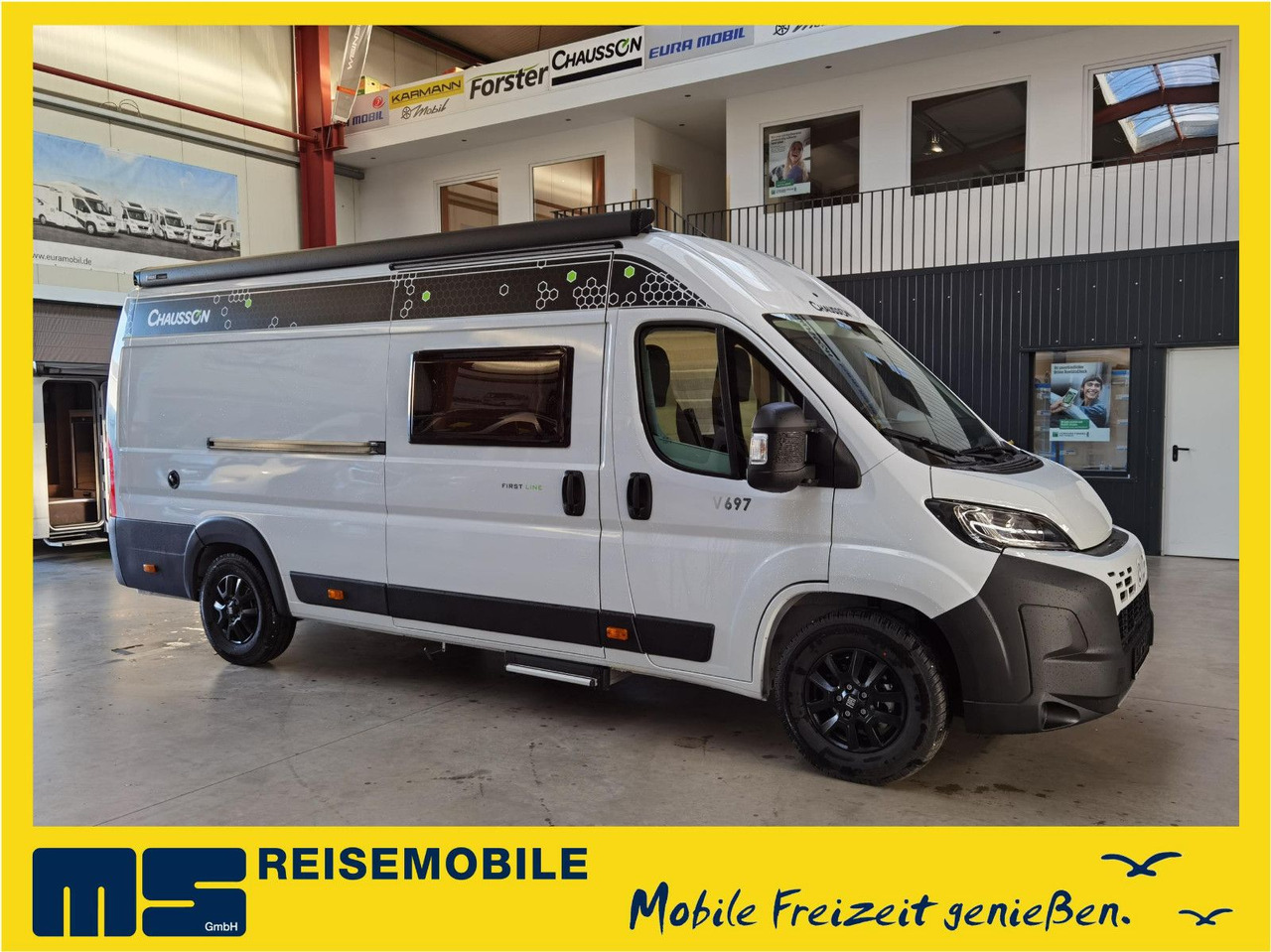 Chausson V697 FIRST LINE/MODELL 2026/140 PS/EINZELBETTEN - מוטורהום: תמונה 1 Chausson V697 FIRST LINE/MODELL 2026/140 PS/EINZELBETTEN - מוטורהום: תמונה 1
