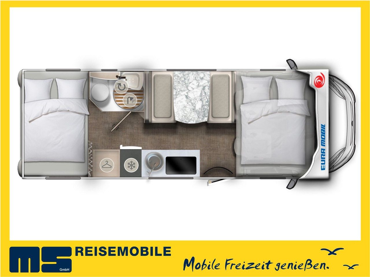 Eura Mobil ACTIVA ONE 690 HB / 180PS-9G AUTOMATIK -40H MAXI - רכב ממונע Alcove: תמונה 2 Eura Mobil ACTIVA ONE 690 HB / 180PS-9G AUTOMATIK -40H MAXI - רכב ממונע Alcove: תמונה 2