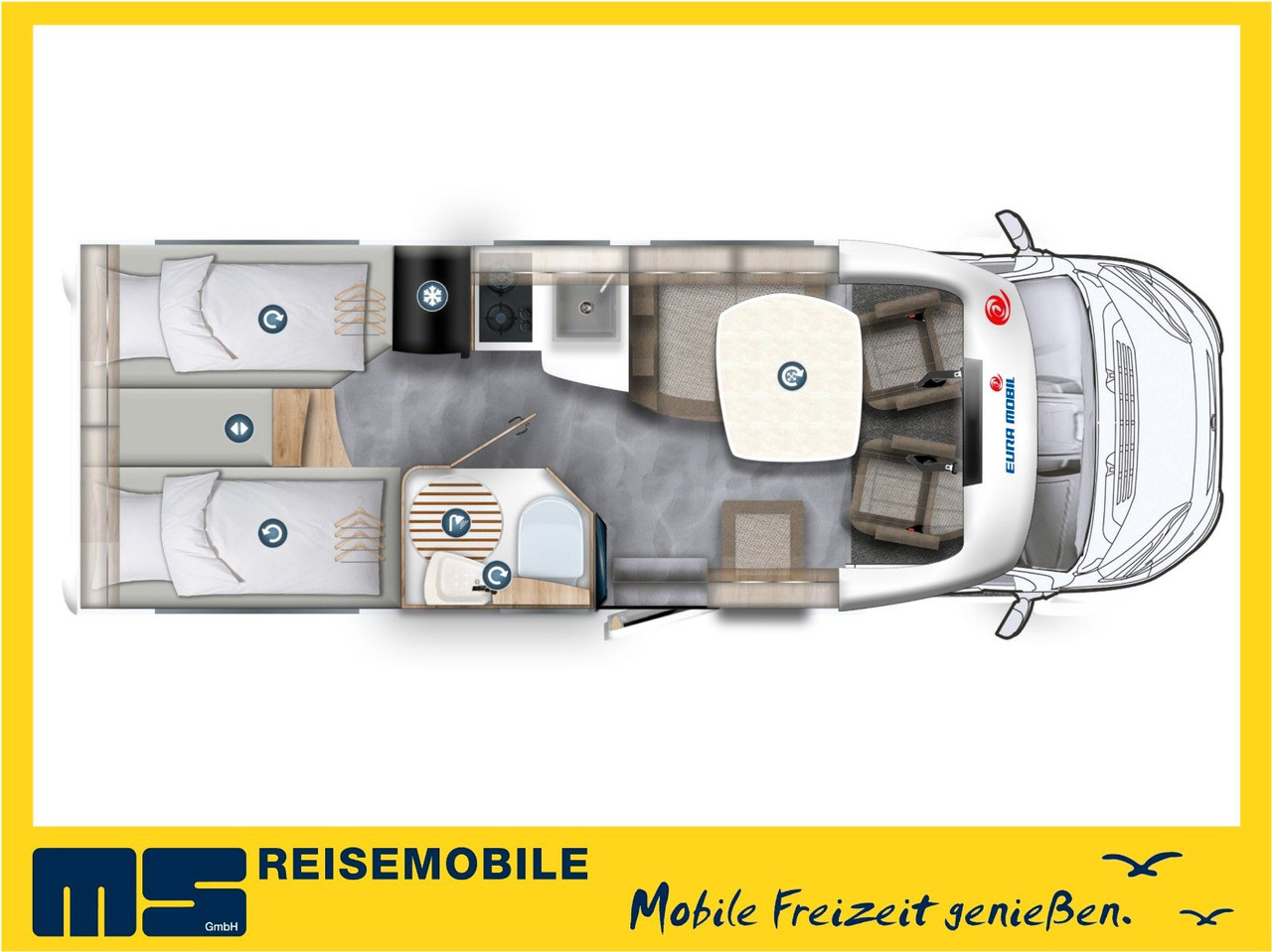Eura Mobil PROFILA T 695 EB / MODELL 2026 / EINZELBETTEN - רכב ממונע חצי-משולב: תמונה 2 Eura Mobil PROFILA T 695 EB / MODELL 2026 / EINZELBETTEN - רכב ממונע חצי-משולב: תמונה 2
