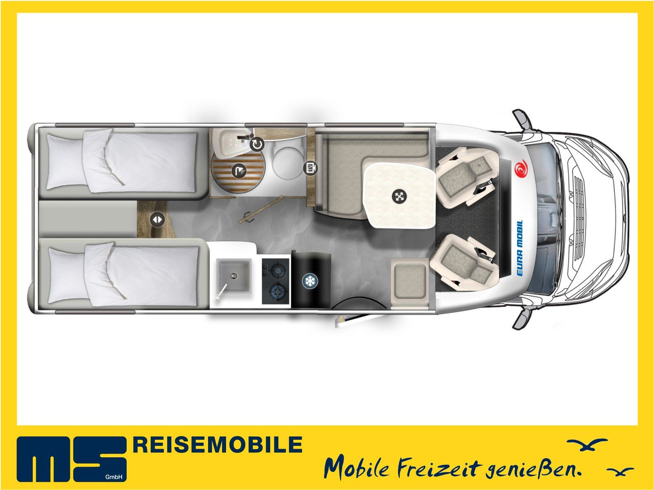 HYMER / ERIBA / HYMERCAR EXSIS T 588 / SAT / AHK / NAVI / EINZELBETTEN - רכב ממונע חצי-משולב: תמונה 2 HYMER / ERIBA / HYMERCAR EXSIS T 588 / SAT / AHK / NAVI / EINZELBETTEN - רכב ממונע חצי-משולב: תמונה 2