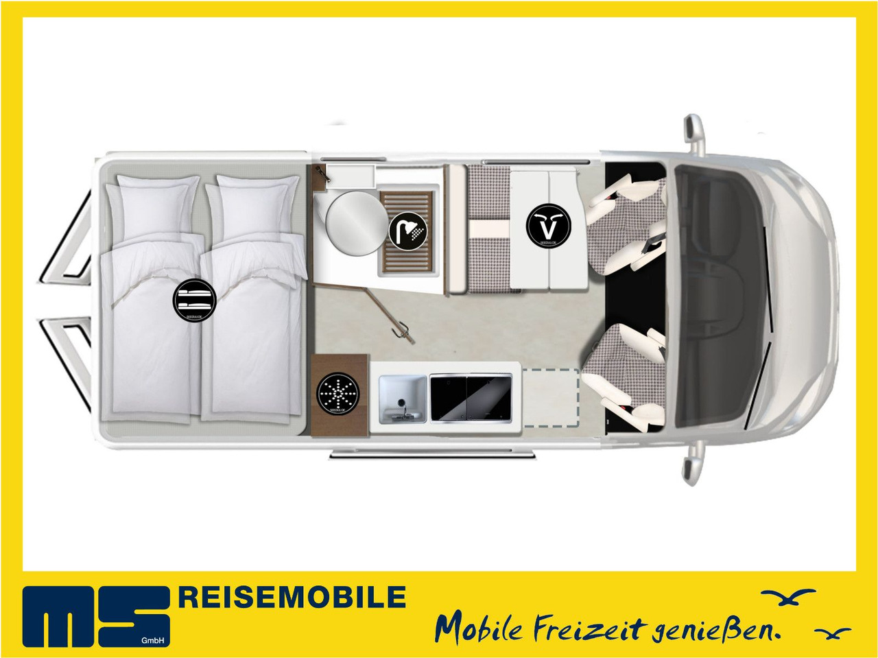 Karmann DAVIS 591 LIFESTYLE / MODELL 2026 / STOCKBETTEN - מוטורהום: תמונה 1 Karmann DAVIS 591 LIFESTYLE / MODELL 2026 / STOCKBETTEN - מוטורהום: תמונה 1