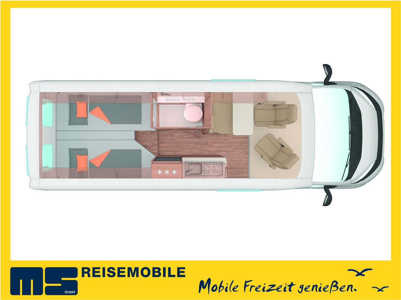 Weinsberg CARABUS 630 ME-EDITION FIRE /-2026-/EINZELBETTEN - מוטורהום: תמונה 2 Weinsberg CARABUS 630 ME-EDITION FIRE /-2026-/EINZELBETTEN - מוטורהום: תמונה 2