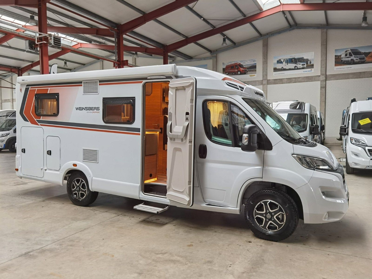 רכב ממונע חצי-משולב Weinsberg CARACOMPACT 600 MEG EDITION-PEPPER/ EINZELBETTEN: תמונה 7