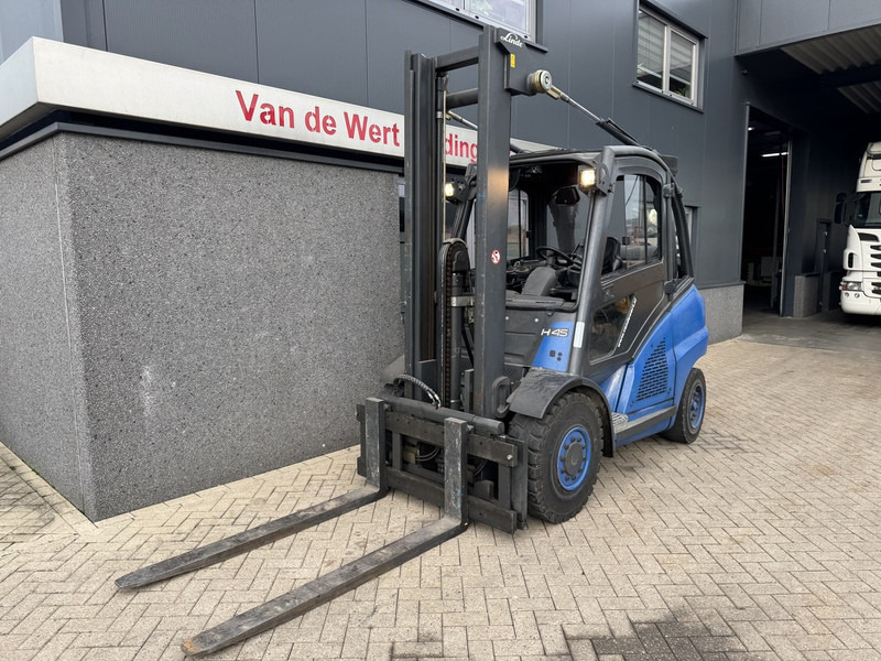 Linde H45T Duplo 400 Freelift / Sideshift / 4e Functie LPG 2005 - מלגזת LPG: תמונה 3 Linde H45T Duplo 400 Freelift / Sideshift / 4e Functie LPG 2005 - מלגזת LPG: תמונה 3
