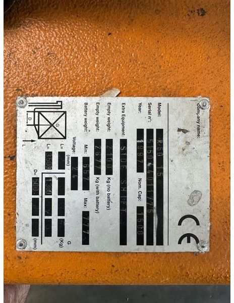 מלגזה חשמלית Still R50-15 Heftruck Duplo 330 Sideshift elektrisch: תמונה 17
