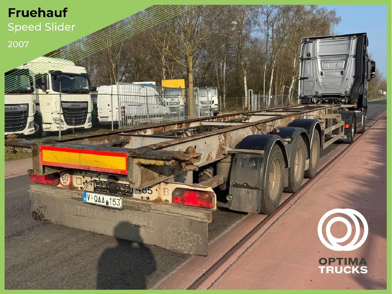 Fruehauf Containertransport - סמיטריילר מוביל מכולות/ החלפת גוף: תמונה 1 Fruehauf Containertransport - סמיטריילר מוביל מכולות/ החלפת גוף: תמונה 1
