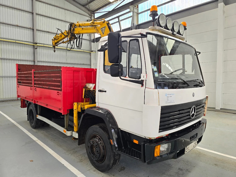Mercedes-Benz E 1217 - BR 9 / LAMMES - BLATT - SPRING / EFFER KRAAN / DHOLLANDIA - משאית צד נופל/ שטוחה, משאית מנוף: תמונה 3 Mercedes-Benz E 1217 - BR 9 / LAMMES - BLATT - SPRING / EFFER KRAAN / DHOLLANDIA - משאית צד נופל/ שטוחה, משאית מנוף: תמונה 3
