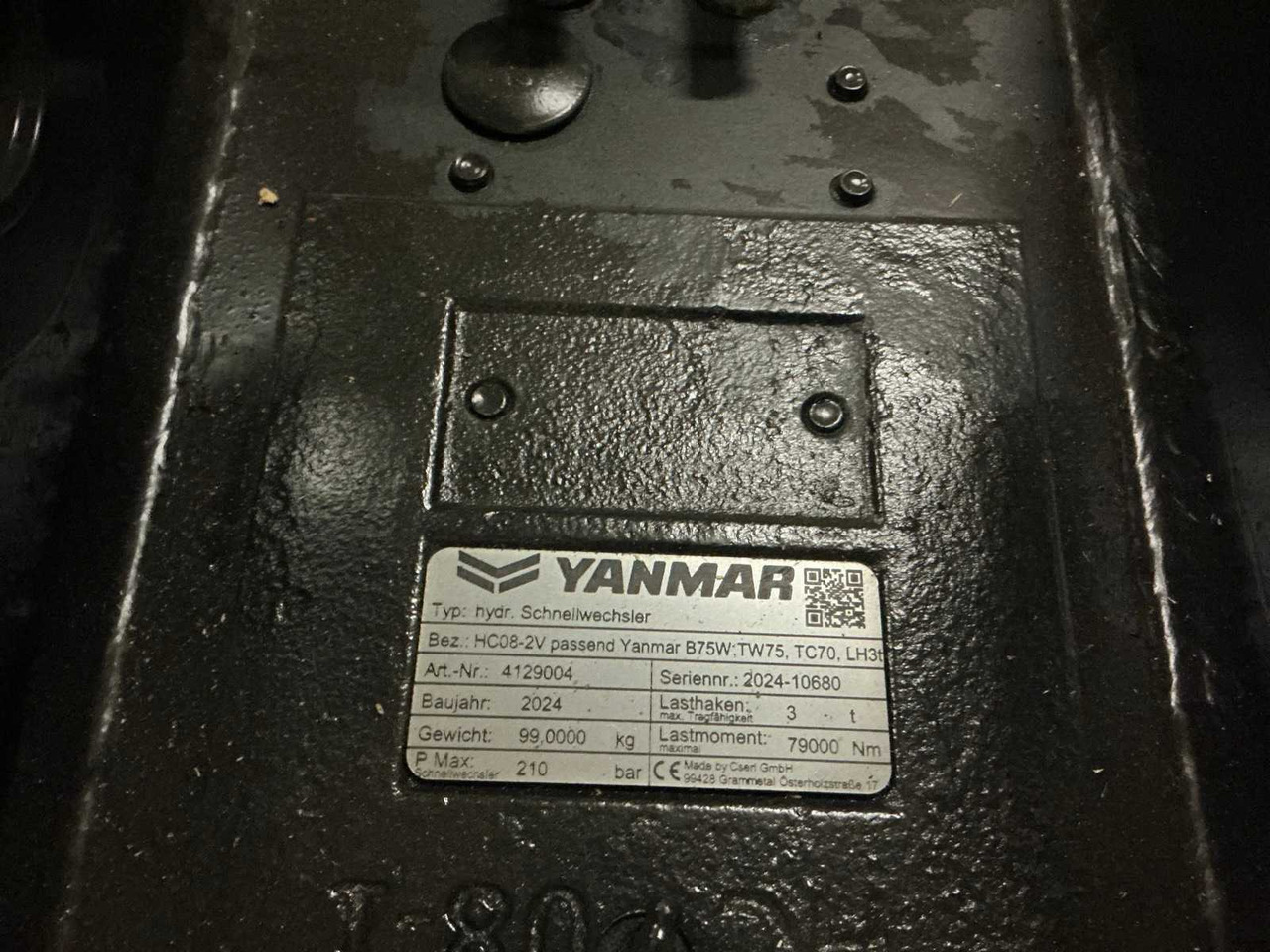 2024 YANMAR HCSW08-2V QUICK COUPLER, HYDR. - מעמיס גלגלים: תמונה 3 2024 YANMAR HCSW08-2V QUICK COUPLER, HYDR. - מעמיס גלגלים: תמונה 3