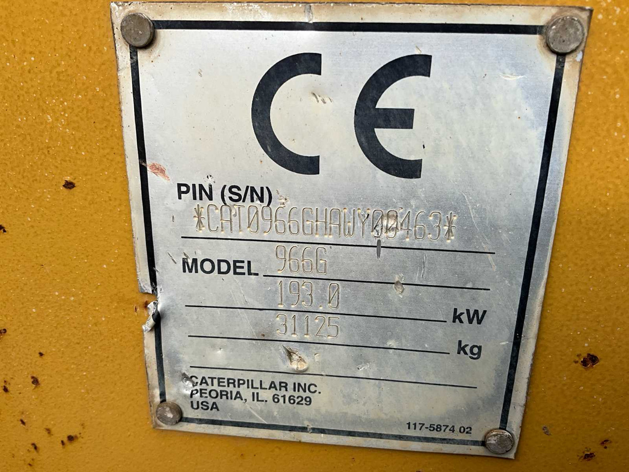 מעמיס גלגלים CAT 966G: תמונה 21