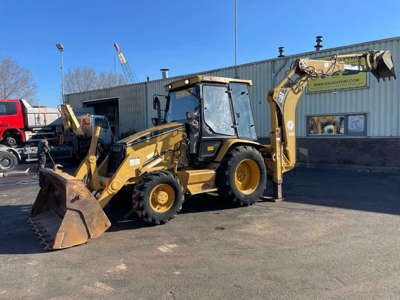 דחפור Cat 428C: תמונה 7