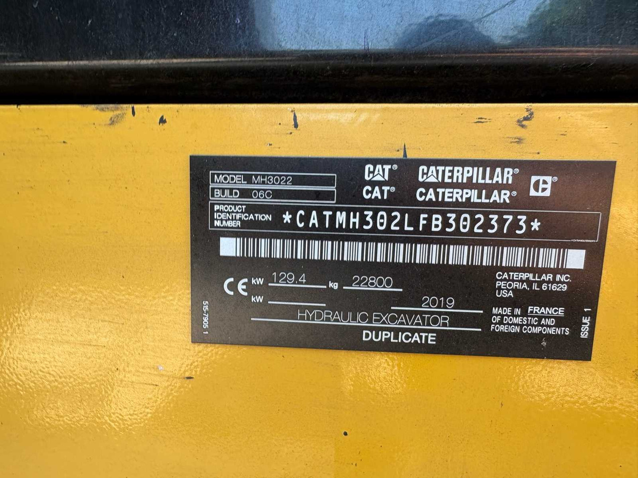 מכונת בנייה Caterpillar / CAT MH 3022: תמונה 31