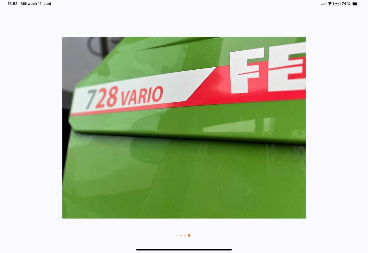Fendt 728 Vario Gen7 Profi+ Setting2 - טרקטור חקלאי: תמונה 5 Fendt 728 Vario Gen7 Profi+ Setting2 - טרקטור חקלאי: תמונה 5