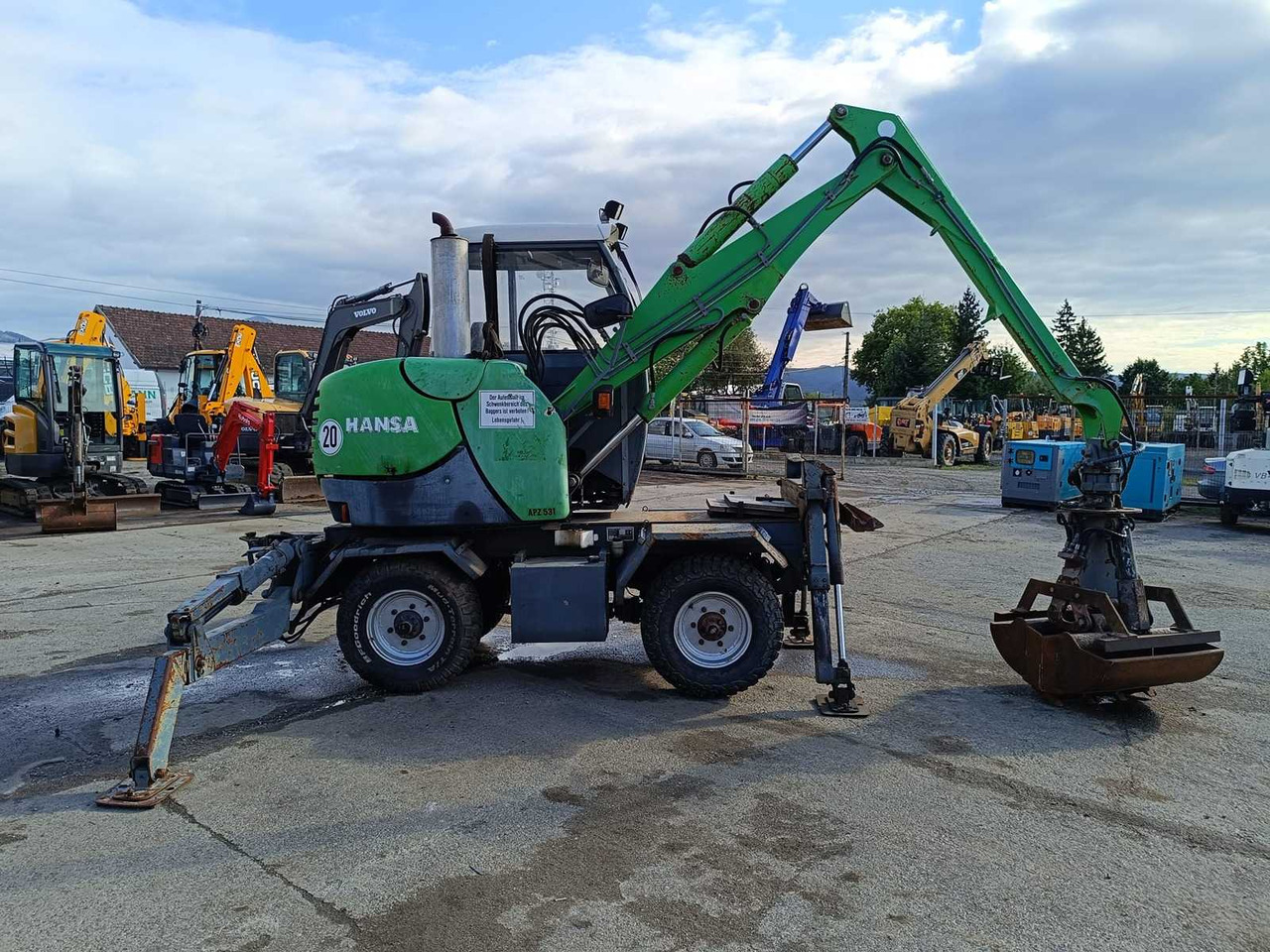 HANSA MASCHINENBAU - APZ 531 - WHEELED EXCAVATOR - 2003 - מחפר גלגלים: תמונה 3 HANSA MASCHINENBAU - APZ 531 - WHEELED EXCAVATOR - 2003 - מחפר גלגלים: תמונה 3