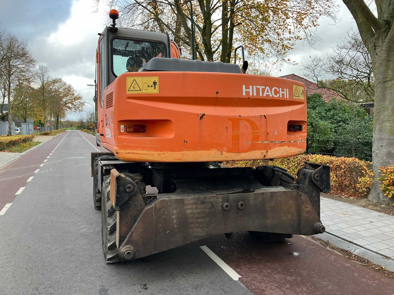 HITACHI - 2008 - ZX130W - WHEELED EXCAVATOR - מחפר גלגלים: תמונה 4 HITACHI - 2008 - ZX130W - WHEELED EXCAVATOR - מחפר גלגלים: תמונה 4