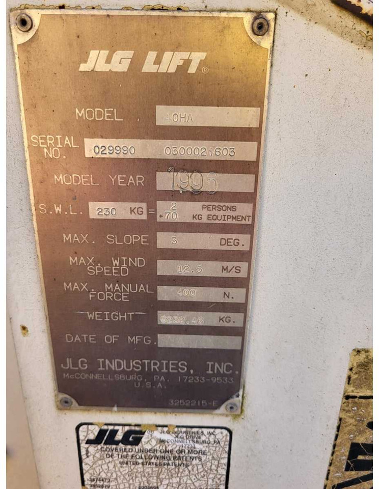 JLG - 10HA - BOOM LIFT - פלטפורמה אווירית: תמונה 4 JLG - 10HA - BOOM LIFT - פלטפורמה אווירית: תמונה 4