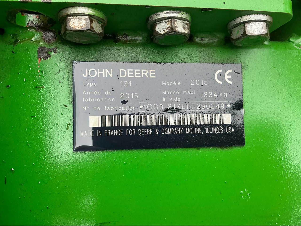 John Deere 131 & 331 - מכסחת תבואה/ עשבים: תמונה 4 John Deere 131 & 331 - מכסחת תבואה/ עשבים: תמונה 4