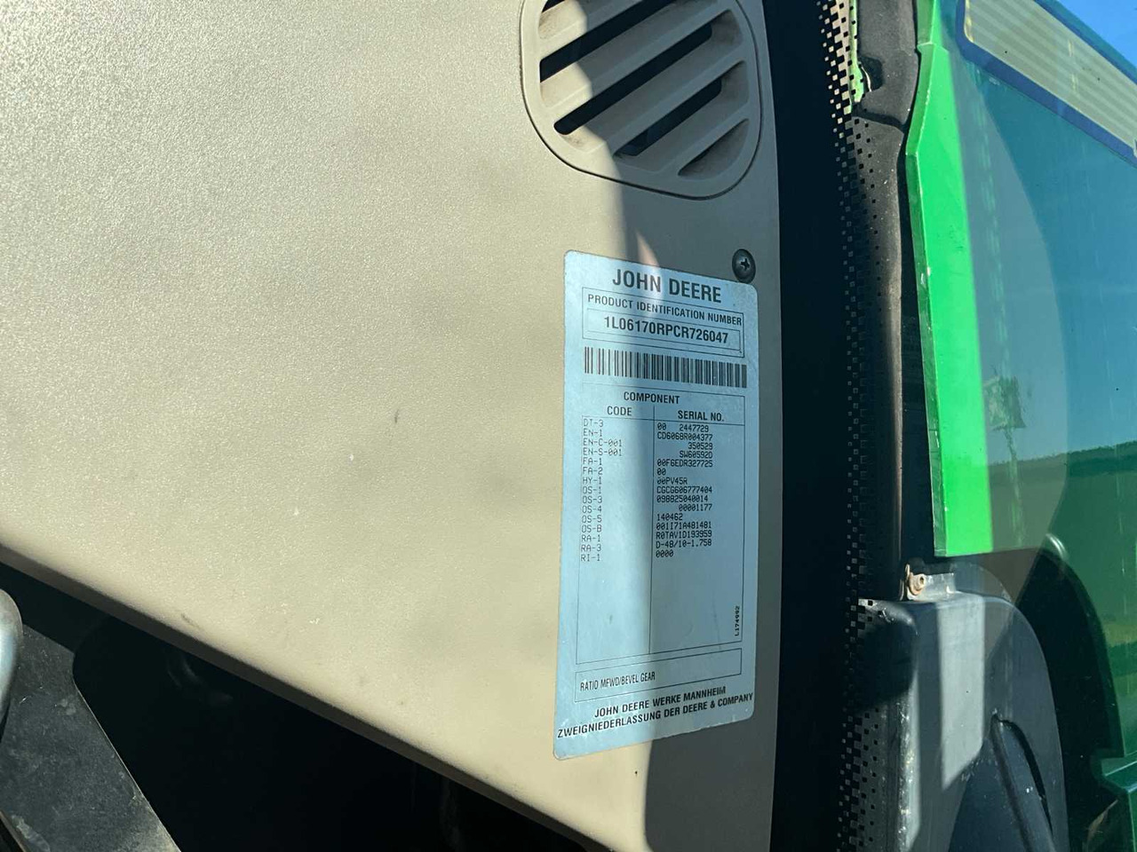 טרקטור חקלאי John deere 6170 R: תמונה 42
