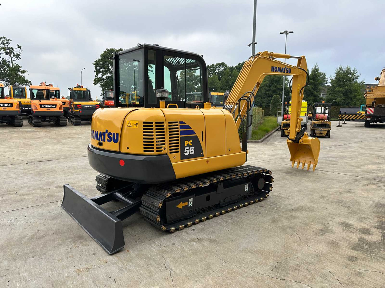 Komatsu PC56-7 - מחפר סורק: תמונה 4 Komatsu PC56-7 - מחפר סורק: תמונה 4