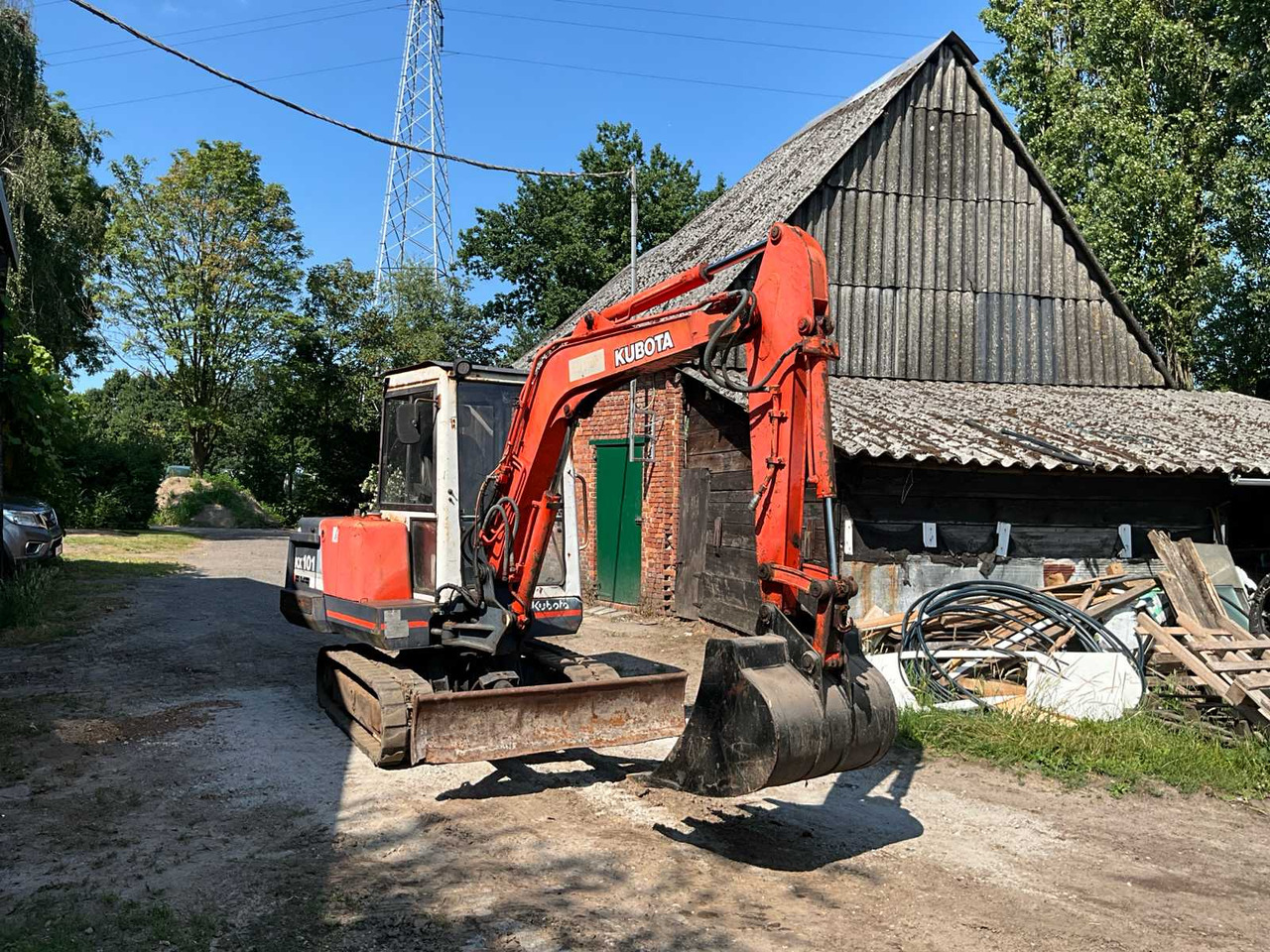 Kubota KX-101 - מיני מחפר: תמונה 4 Kubota KX-101 - מיני מחפר: תמונה 4