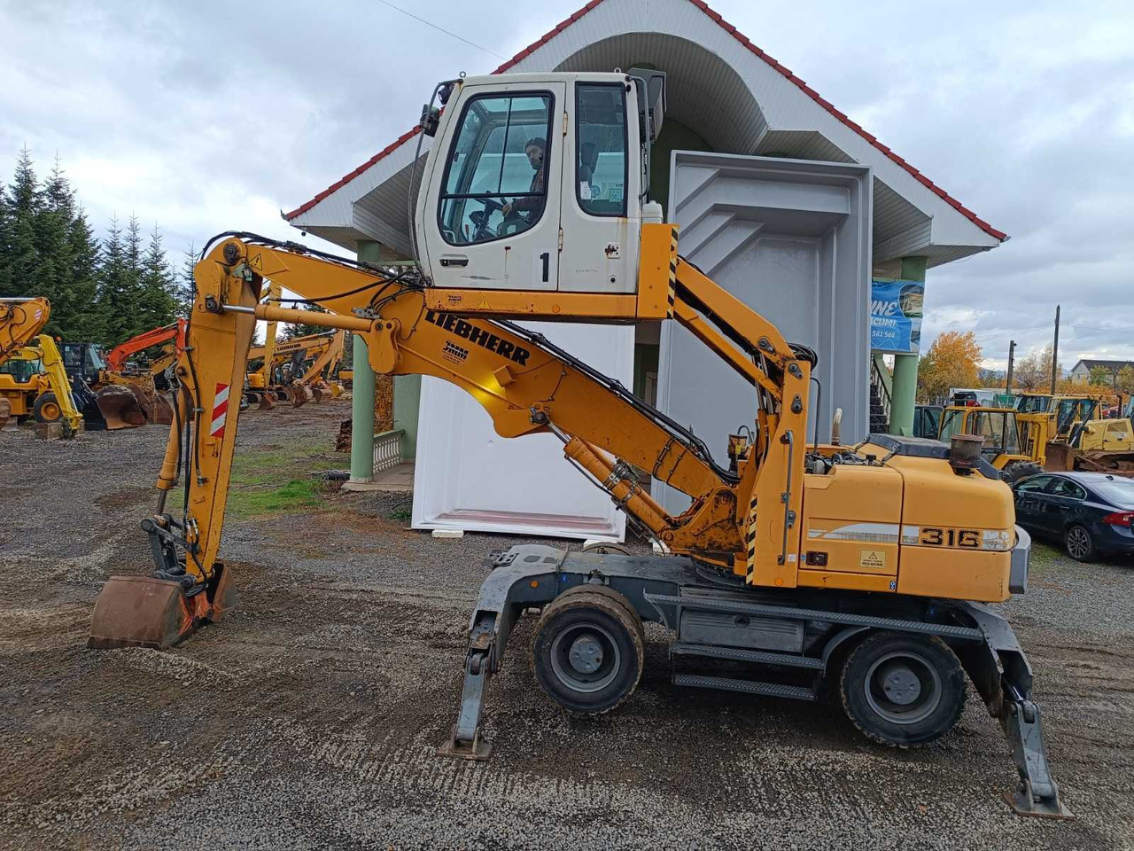 LIEBHERR - A 316 LITRONIC - WHEELED EXCAVATOR - 2009 - מחפר גלגלים: תמונה 5 LIEBHERR - A 316 LITRONIC - WHEELED EXCAVATOR - 2009 - מחפר גלגלים: תמונה 5