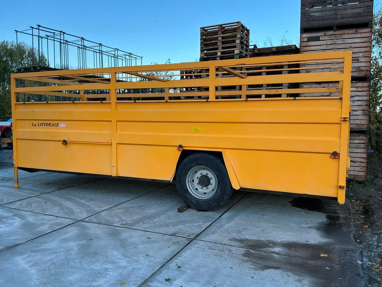 La Littorale BE7 - קרון נגרר להובלת בעלי חיים: תמונה 5 La Littorale BE7 - קרון נגרר להובלת בעלי חיים: תמונה 5