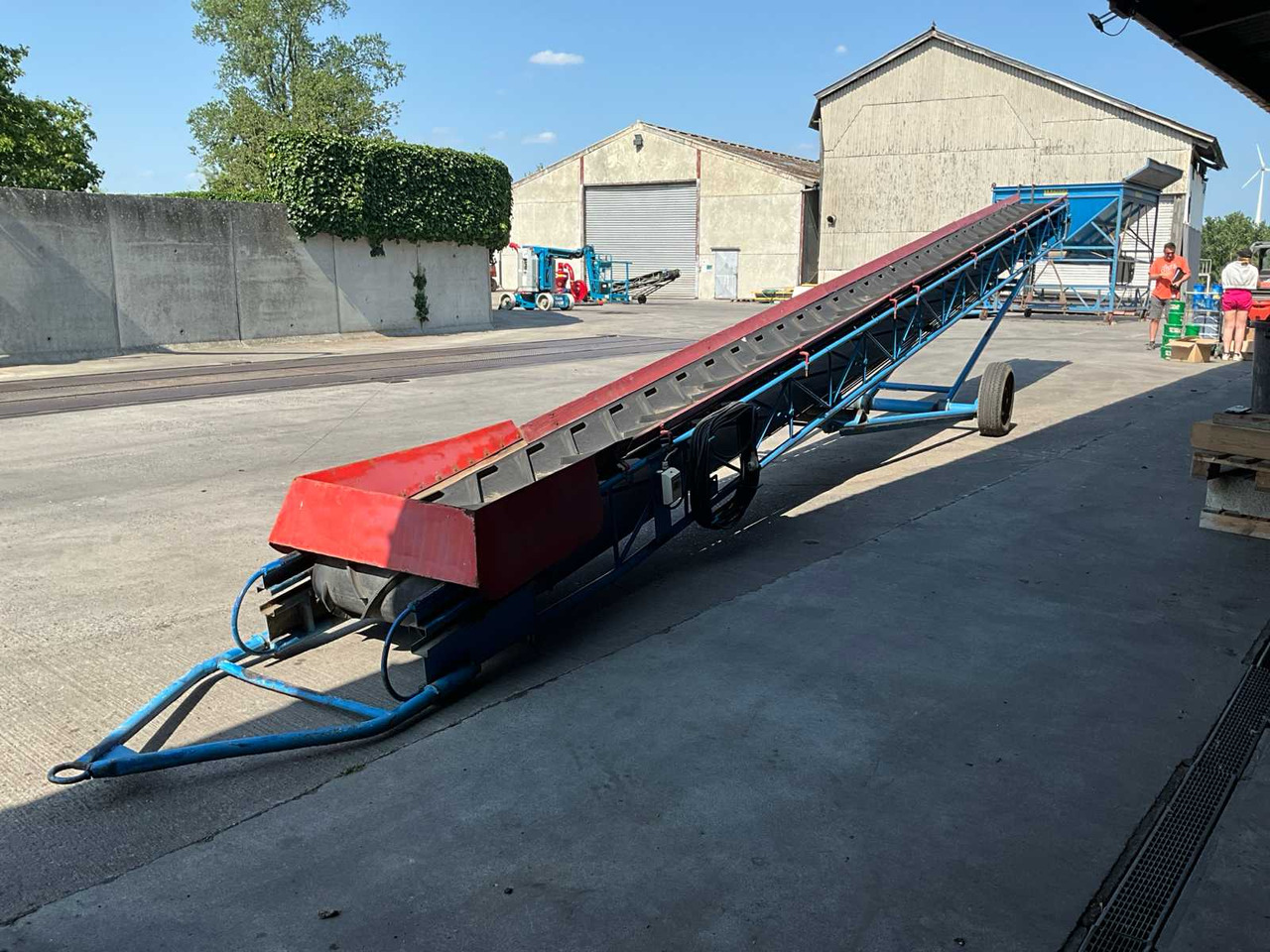 Mobile conveyor belt - toggle clamp - מסוע חגורה: תמונה 3 Mobile conveyor belt - toggle clamp - מסוע חגורה: תמונה 3