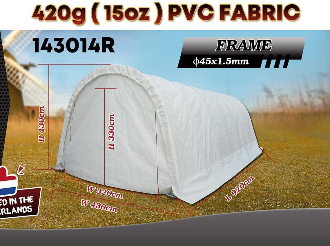 Rhino-Cross-Shelter 143014R - 9,2x4,3x4,3 m - מכל אחסון: תמונה 2 Rhino-Cross-Shelter 143014R - 9,2x4,3x4,3 m - מכל אחסון: תמונה 2