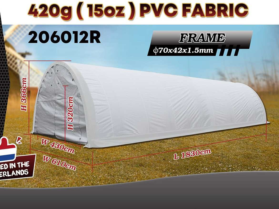 Rhino-Cross-Shelter 206012R - 18,3x6,1x3,66 m - מכל אחסון: תמונה 2 Rhino-Cross-Shelter 206012R - 18,3x6,1x3,66 m - מכל אחסון: תמונה 2
