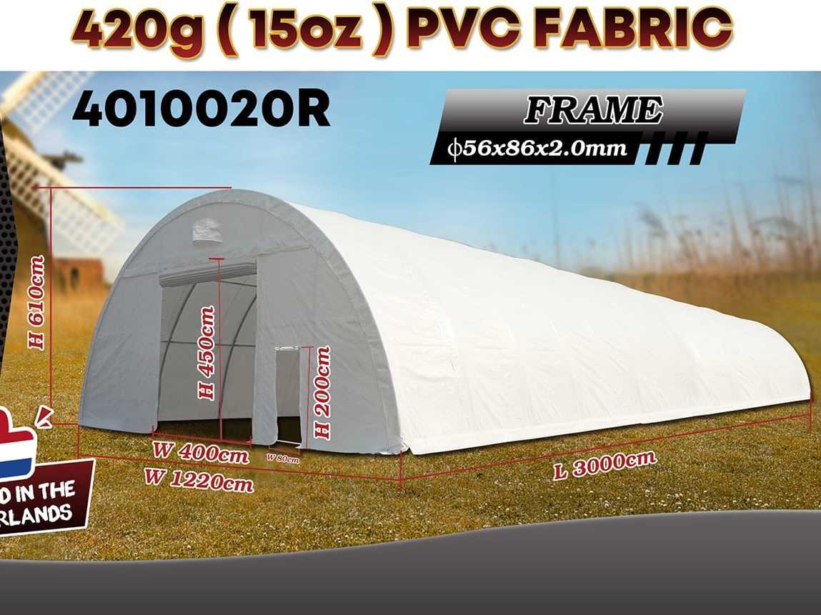 Rhino-Cross-Shelter 4010020R 30x12,2x6,1 m - מכל אחסון: תמונה 2 Rhino-Cross-Shelter 4010020R 30x12,2x6,1 m - מכל אחסון: תמונה 2