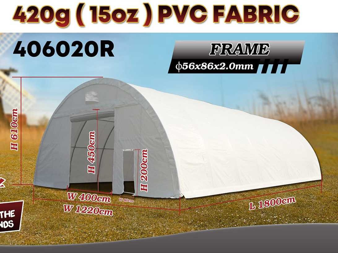 Rhino-Cross-Shelter 406020R - 18x12,2x6,1 m - מכל אחסון: תמונה 2 Rhino-Cross-Shelter 406020R - 18x12,2x6,1 m - מכל אחסון: תמונה 2