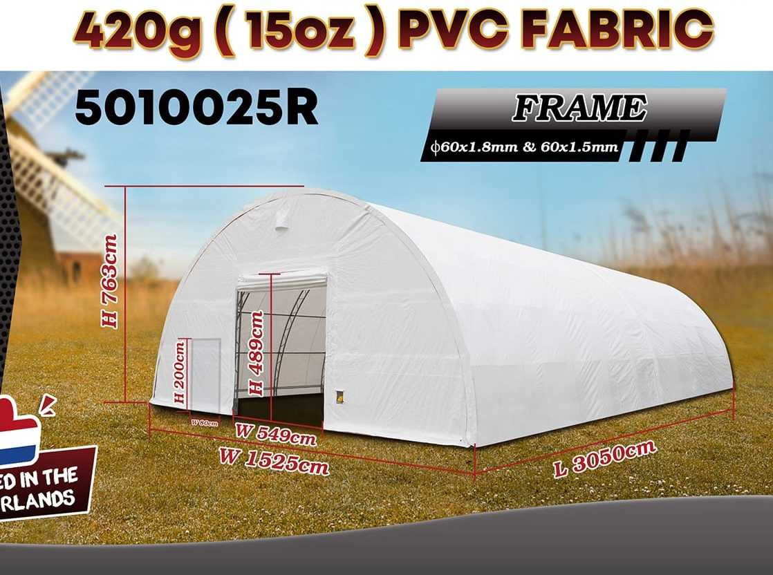 Rhino-Cross-Shelter 5010025R 30,5x15,25x7,625 m - מכל אחסון: תמונה 3 Rhino-Cross-Shelter 5010025R 30,5x15,25x7,625 m - מכל אחסון: תמונה 3