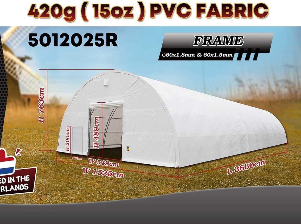 Rhino-Cross-Shelter 5012025R - 36,6x15,25x7,625 m - מכל אחסון: תמונה 2 Rhino-Cross-Shelter 5012025R - 36,6x15,25x7,625 m - מכל אחסון: תמונה 2