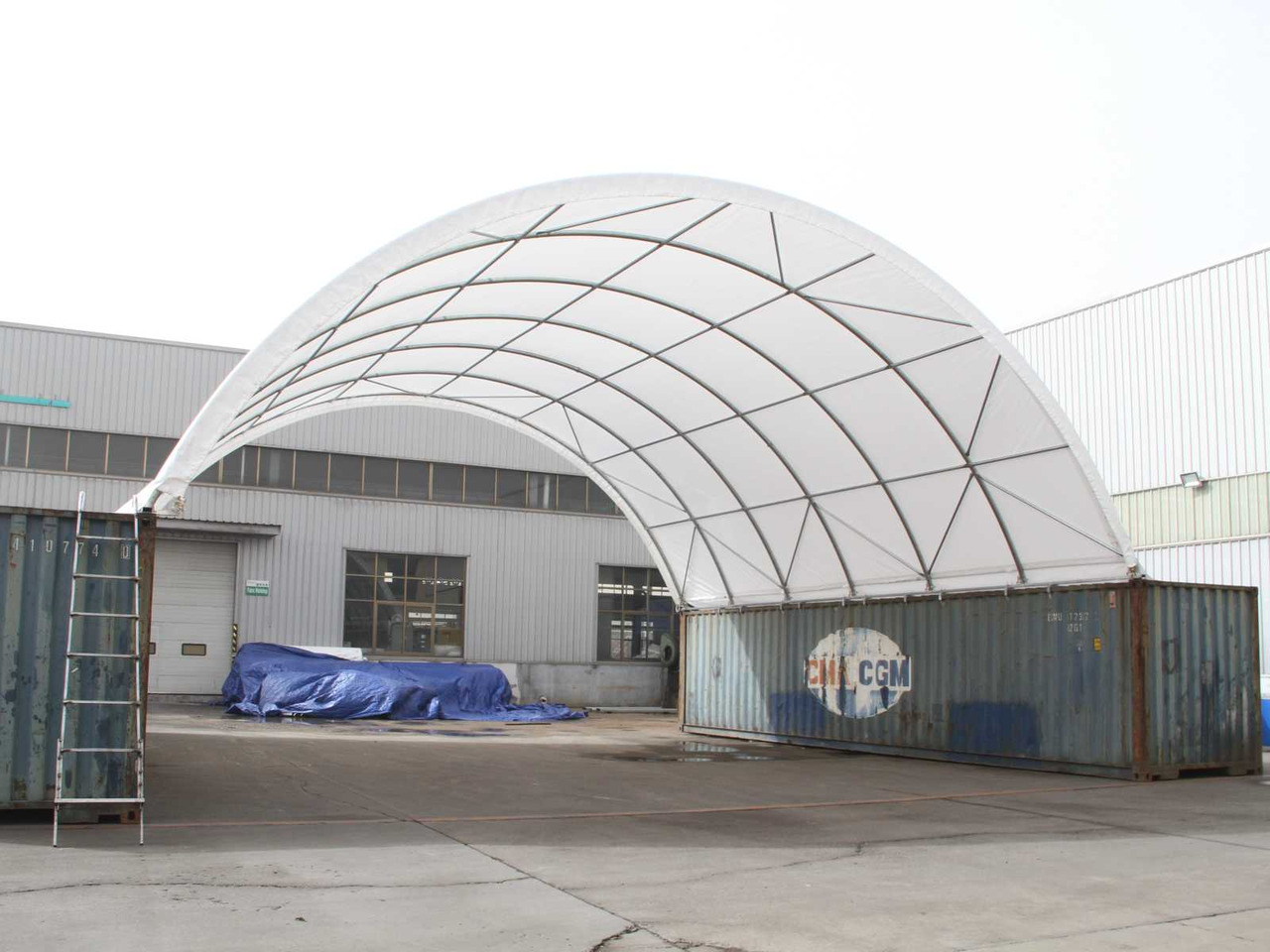 Rhino-Cross-Shelter C4040 - 12x12x4,5 m - מכל אחסון: תמונה 1 Rhino-Cross-Shelter C4040 - 12x12x4,5 m - מכל אחסון: תמונה 1