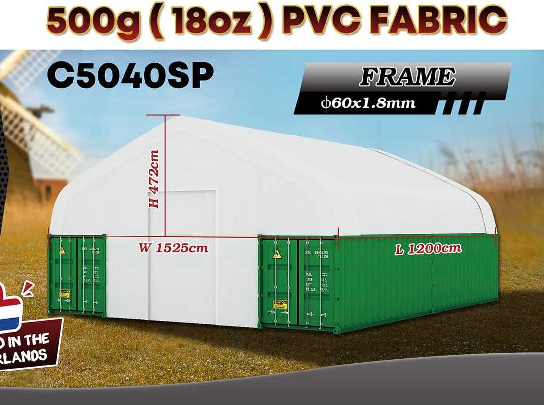 Rhino-Cross-Shelter C5040SP - 12x15,25x4,72 m - מכל אחסון: תמונה 4 Rhino-Cross-Shelter C5040SP - 12x15,25x4,72 m - מכל אחסון: תמונה 4