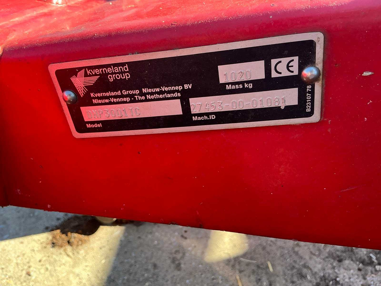 Vicon DMP3001 - ציוד חציר ומספוא: תמונה 5 Vicon DMP3001 - ציוד חציר ומספוא: תמונה 5