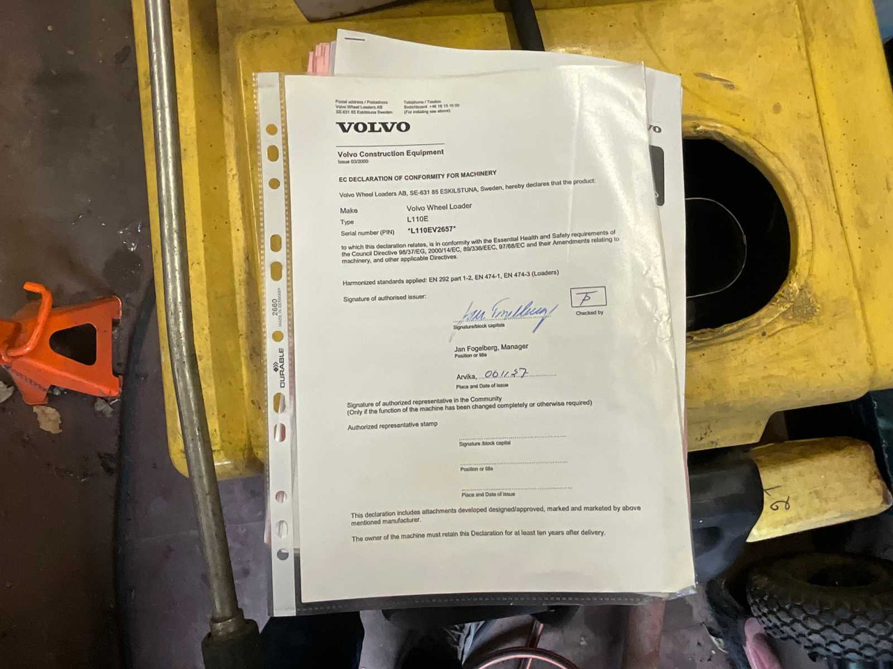 מעמיס גלגלים Volvo L110E: תמונה 33