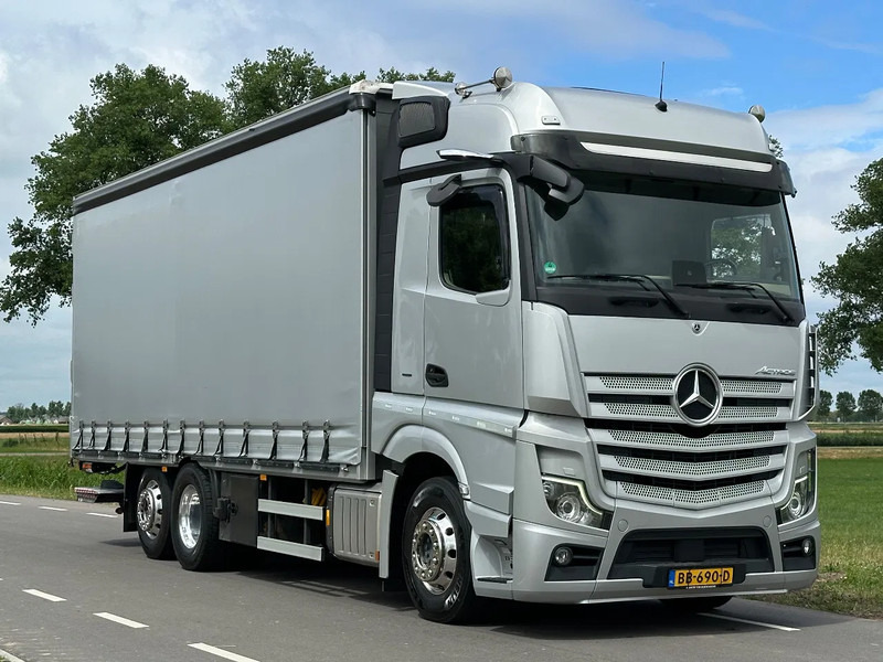 Mercedes-Benz Actros ACTROS 2545LL EURO6. 2021. Schuifzeil Bakwagen met Laadklep. - משאית וילונות צד: תמונה 2 Mercedes-Benz Actros ACTROS 2545LL EURO6. 2021. Schuifzeil Bakwagen met Laadklep. - משאית וילונות צד: תמונה 2