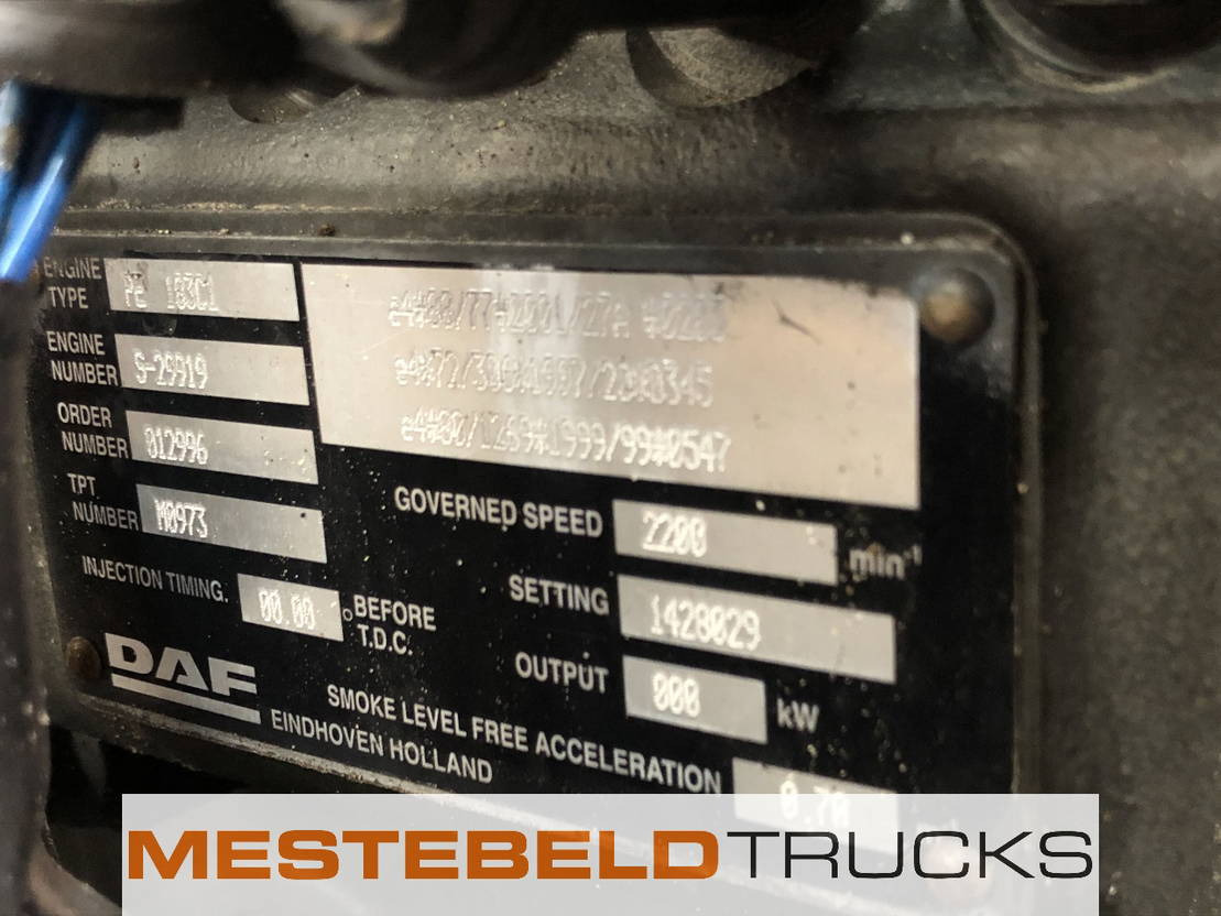 DAF Motor PE 183 C1 - מנוע עבור משאית: תמונה 5 DAF Motor PE 183 C1 - מנוע עבור משאית: תמונה 5