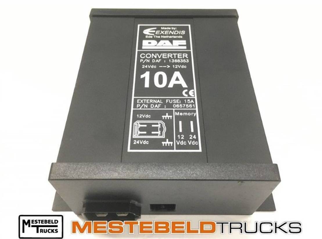 DAF Omvormer 24/12 V 10A - מערכת חשמל עבור משאית: תמונה 1 DAF Omvormer 24/12 V 10A - מערכת חשמל עבור משאית: תמונה 1