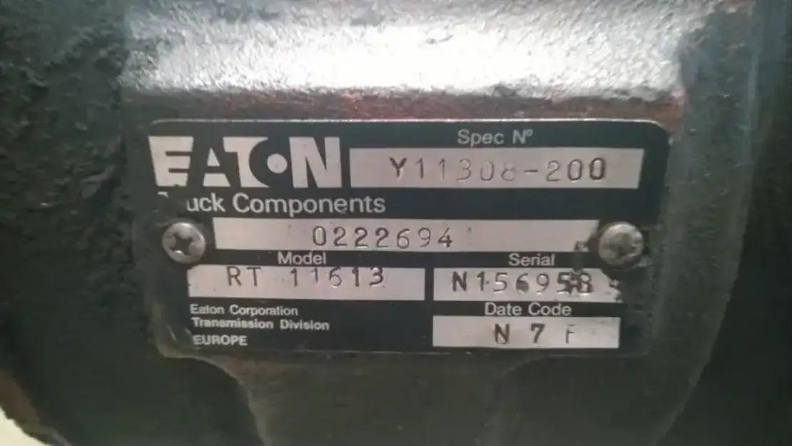 MAN Versnellingsbak Eaton RT11613 - תיבת הילוכים וחלקים עבור משאית: תמונה 4 MAN Versnellingsbak Eaton RT11613 - תיבת הילוכים וחלקים עבור משאית: תמונה 4