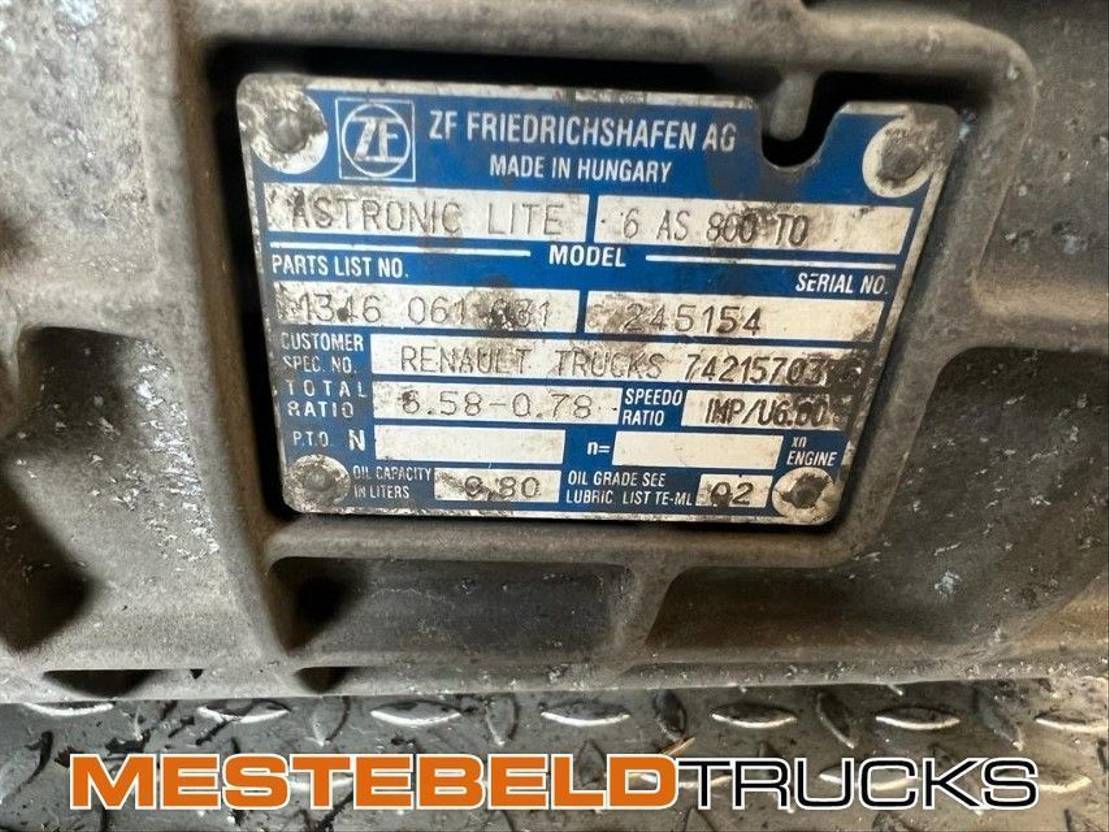 Renault Versnellingsbak 6 AS 800 TO - תיבת הילוכים עבור משאית: תמונה 3 Renault Versnellingsbak 6 AS 800 TO - תיבת הילוכים עבור משאית: תמונה 3