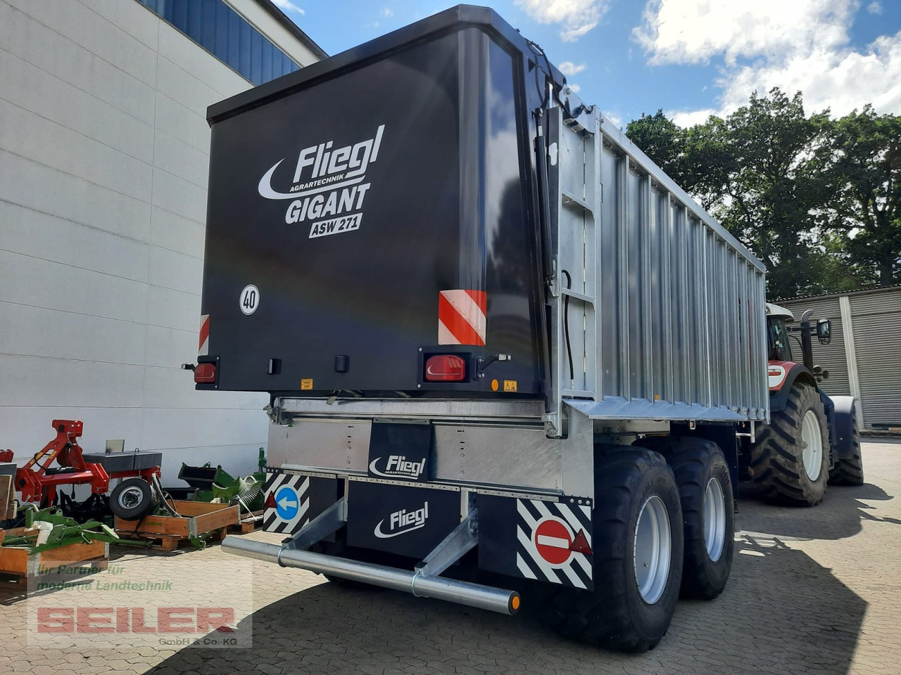 Fliegl ASW 271 C FOX Lenkachse 26,5" 35m³ - עגלת טעינה עצמית: תמונה 5 Fliegl ASW 271 C FOX Lenkachse 26,5" 35m³ - עגלת טעינה עצמית: תמונה 5