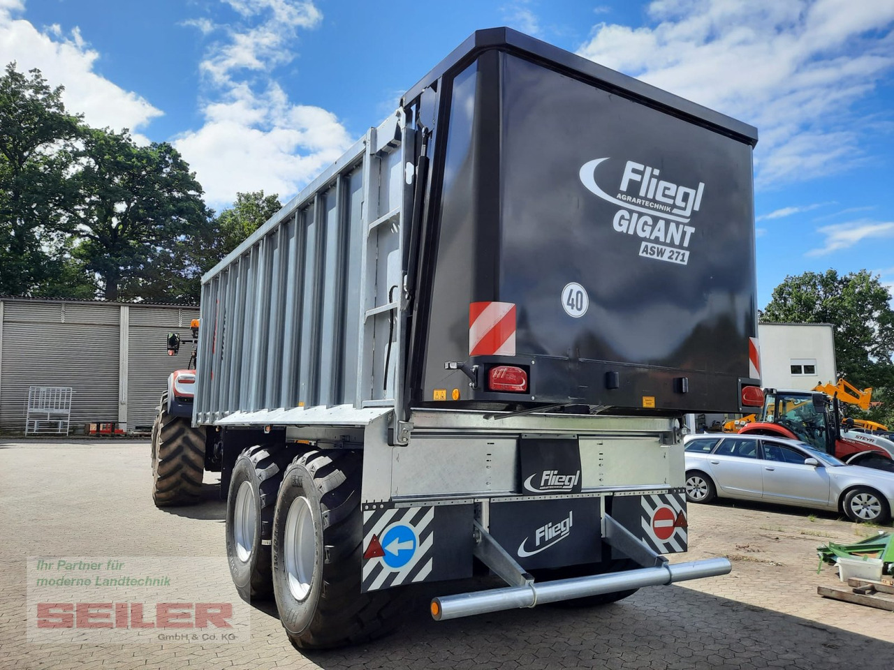 Fliegl ASW 271 C FOX Lenkachse 26,5" 35m³ - עגלת טעינה עצמית: תמונה 4 Fliegl ASW 271 C FOX Lenkachse 26,5" 35m³ - עגלת טעינה עצמית: תמונה 4